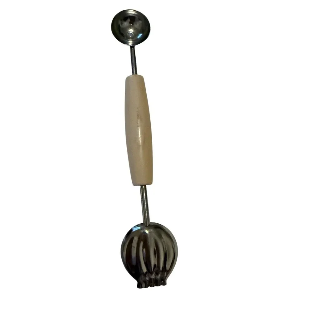 Ekco Double Sided Melon Baller Fruit Scoop Butter Curler Made in USA 8